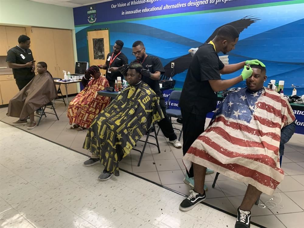 Barber School Hair Cuts